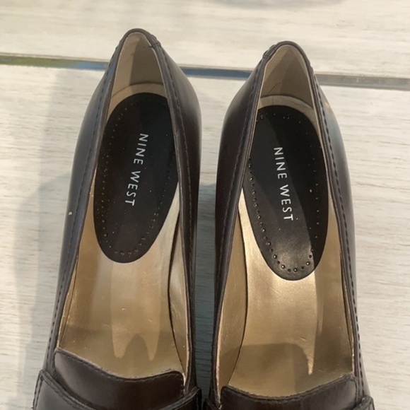 Vintage square toe chunky heel Nine - Picture 4 of 10